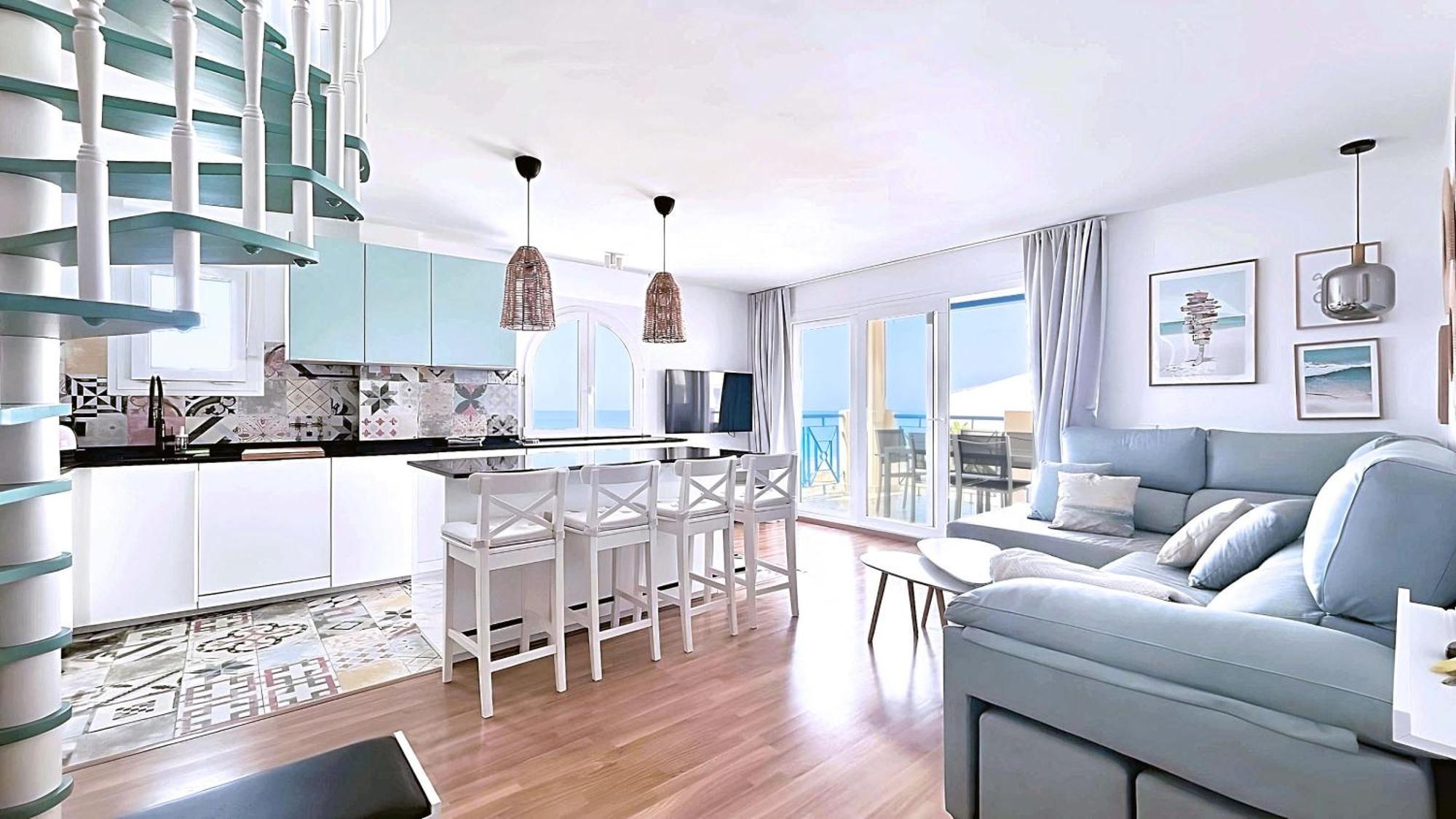 Appartamento Atico De Albaida Duplex Frente Al Mar El El Morche Esterno foto